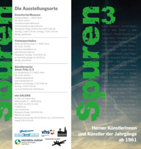 Einladungskarte Spuren 3