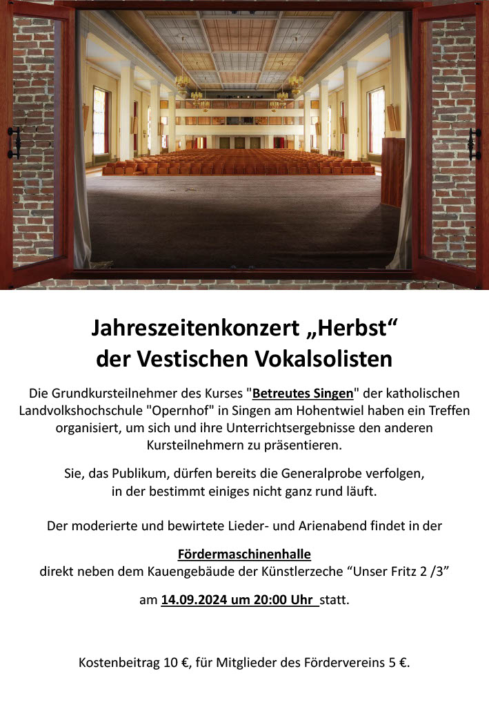 Jahreszeitenkonzert Herbst